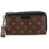 Louis Vuitton Pre-Owned - Portafoglio Macassar Zippy Dragonne con monogramma 2021-2025 - Donna - pelle di vitello/tela - Taglia unica - Nero
