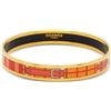 Hermès Pre-Owned - Bracciale Sellier - Donna - smalto/metallo placcato in oro - Taglia unica