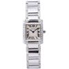 Cartier - Tank Française 20mm - Donna - oro bianco 18kt/diamanti - Taglia unica