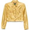 Jean Paul Gaultier Pre-Owned - Giacca metallizzata 1989 - Donna - poliammide - M - Oro