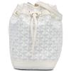 Goyard Pre-Owned - Borsa a secchiello Petit Flot in tela Goyardine 2019 - Donna - pelle - Taglia unica - Bianco
