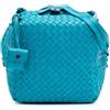 Bottega Veneta Pre-Owned - Borsa a tracolla Cube con design Intrecciato in nappa 2012-2024 - Donna - nappa - Taglia unica - Blu