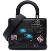 Christian Dior Pre-Owned - Borsa a tracolla Paradise Lady Dior media in pelle di vitello 2015 - Donna - pelle di vitello - Taglia unica - Nero