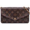 Louis Vuitton Pre-Owned - Borsa a tracolla Felicie con monogramma 2018 - Donna - tela - Taglia unica - Marrone
