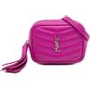 Saint Laurent Pre-Owned - Borsa a tracolla Lou baby con monogramma in grain de poudre matelassé 2020 - Donna - pelle di vitello - Taglia unica - Rosa
