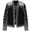 Balmain Pre-Owned - Giacca con strass - Uomo - lana/acetato/viscosa/cotone/ottone/vetro - 50 - Nero