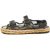 CHANEL Pre-Owned - Sandali con suola piatta - Donna - pelle/Other Materials/pelle lucida - 42 - Nero