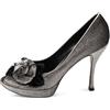 Louis Vuitton Pre-Owned - Pumps con applicazione 115mm - Donna - pelle di vitello/pelle di vitello/pelle di vitello - 39 - Grigio