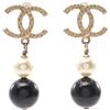 CHANEL Pre-Owned - Orecchini Coco Mark 1986-1988 - Donna - perla artificiale/placcatura in oro - Taglia unica