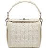 Alexander McQueen Pre-Owned - Borsa tote Box Nano 2024 - Donna - Alcantara®/Tweed/pelle - Taglia unica - Toni neutri