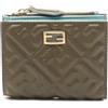Fendi Pre-Owned - Portafoglio Slim Baguette piccolo anni 2020 - Donna - pelle di vitello - Taglia unica - Grigio