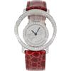 Chopard Pre-Owned - Happy Diamonds 36mm - Donna - White Gold/vetro zaffiro/pelle di coccodrillo/diamanti bianchi - Taglia unica - Bianco