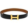 Hermès Pre-Owned - Cintura Constance 1997 - Donna - pelle di vitello/metallo - Taglia unica - Nero