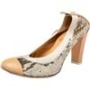 CHANEL Pre-Owned - Pumps con paillettes - Donna - pelle/pelle/paillettes/pelle/gomma - 35.5 - Toni neutri