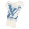 Louis Vuitton Pre-Owned - T-shirt asimmetrica con stampa - Donna - cotone - M - Bianco