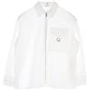 Hermès Pre-Owned - Camicia con zip anni 2010 - Donna - cotone - 34 - Bianco