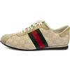Gucci Pre-Owned - Sneakers con motivo GG - Uomo - pelle di vitello/pelle di vitello/gomma - 43.5 - Toni neutri
