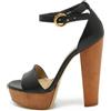 Stella McCartney Pre-Owned - Sandali in pelle sintetica 155mm - Donna - pelle sintetica/pelle sintetica/pelle sintetica - 40 - Nero