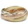 Cartier - Anello Trinity in oro 18 carati anni 2010 - unisex - oro giallo 18kt - 53