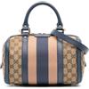 Gucci Pre-Owned - Borsa a tracolla Joy Boston piccola in tela GG con decorazione Web 2016-2025 - Donna - pelle di vitello/tela - Taglia unica - Blu
