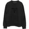 Prada Pre-Owned - Felpa con logo anni 2010 - Uomo - poliammide/cotone - M - Nero
