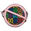 Gucci Pre-Owned - Borsa a tracolla GG Supreme Psychedelic Round anni '16-'20 - Donna - tessuto/pelle di vitello - Taglia unica - Multicolore