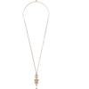 CHANEL Pre-Owned - Collana con pendente CC 2015 - Donna - placcatura in oro - Taglia unica