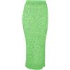 Maison Martin Margiela Pre-Owned - Gonna a coste - Donna - viscosa/poliestere - S - Verde