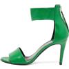 Pierre Hardy - Sandali con cinturino alla caviglia 90mm Pre-owned - Donna - pelle/pelle lucida/pelle - 38 - Verde