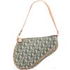 Christian Dior Pre-Owned - Borsa a spalla Diorissimo Saddle mini in tela 2001 - Donna - tela/pelle di vitello - Taglia unica - Verde