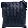 Bottega Veneta Pre-Owned - Borsa a tracolla con design Intrecciato in pelle 2012-2025 - unisex - pelle di vitello - Taglia unica - Blu