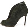 Gianvito Rossi - Stivali in pelle 105mm - Donna - pelle scamosciata di vitello/pelle di vitello/pelle di vitello - 37.5 - Verde