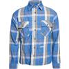 Off-White Pre-Owned - Camicia a quadri - Uomo - cotone/lino - XS - Blu