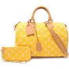 Louis Vuitton Pre-Owned - Borsa a mano Speedy P9 Bandoulière 40 two-way 2021 - Uomo - PVC - Taglia unica - Giallo
