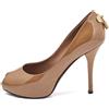 Louis Vuitton Pre-Owned - Pumps Oh Really! a punta aperta 115mm - Donna - pelle di vitello/pelle di vitello/pelle di vitello - 36 - Marrone
