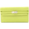 Hermès Pre-Owned - Portafoglio Kelly 2011 - Donna - pelle di capra - Taglia unica - Verde