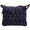 Fendi Pre-Owned - Borsa a tracolla in denim con motivo Zucchino 2000-2010 - Donna - Denim/pelle di vitello - Taglia unica - Blu