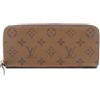 Louis Vuitton Pre-Owned - Portafoglio Portefeuil con zip a giro 2021 - Donna - tela/PVC/pelle - Taglia unica - Marrone