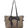 Miu Miu Pre-Owned - Borsa tote in tela con monogramma 2000-2025 - Donna - pelle di vitello/tela - Taglia unica - Marrone