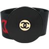 CHANEL Pre-Owned - Cintura con motivo all-over 2004 - Donna - nylon/acrilico - Taglia unica - Nero