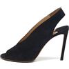 Jimmy Choo Pre-Owned - Pumps in pelle scamosciata con cinturino posteriore 130mm - Donna - pelle/pelle/pelle scamosciata - 39 - Nero