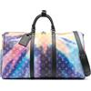 Louis Vuitton Pre-Owned - Borsa da viaggio Keepall Bandoulière 50 - unisex - tessuto - Taglia unica - Nero