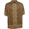 AllSaints - Camicia leopardata - Uomo - viscosa - XXL - Marrone