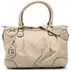 Gucci Pre-Owned - Borsa a tracolla Guccissima Sukey 2016-2025 - Donna - pelle di vitello - Taglia unica - Bianco