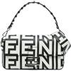 Fendi Pre-Owned - Borsa a tracolla Marc Jacobs Nappa Vitello King Logo Print Phone Baguette 2010-2024 - Donna - nappa - Taglia unica - Bianco