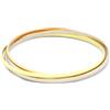 Cartier - Bracciale Trinity in oro giallo 18 carati anni 2010 - unisex - oro giallo 18kt/oro rosa 18kt/oro bianco 18kt - Taglia unica
