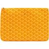Goyard Pre-Owned - Clutch Senat MM in tela Goyardine 2018 - Donna - tessuto/pelle di vitello - Taglia unica - Giallo