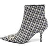 Balenciaga Pre-Owned - Stivali a punta 110mm - Donna - pelle/pelle/tela/gomma - 39 - Nero