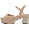 Miu Miu Pre-Owned - Sandali in pelle verniciata 70mm - Donna - gomma/pelle/pelle lucida/pelle - 38 - Toni neutri