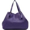 Bottega Veneta Pre-Owned - Borsa tote Intrecciato Cesta in nappa grande 2012-2024 - Donna - nappa - Taglia unica - Viola